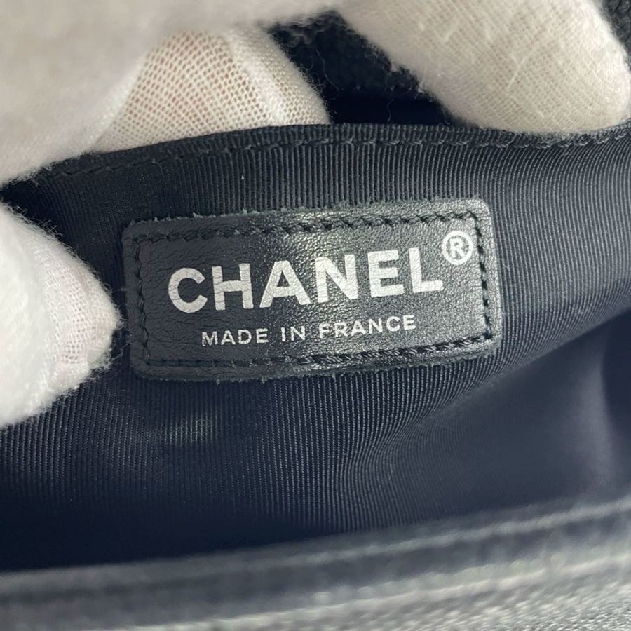 蛇price價🎉 Chanel Leboy 24cm 荔枝皮 18開無卡-12
