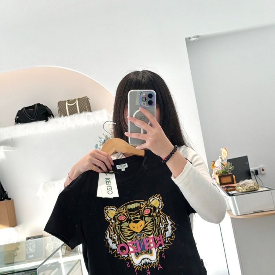 Kenzo 限定款 Tiger cotton Tee 虎頭短袖棉T-3