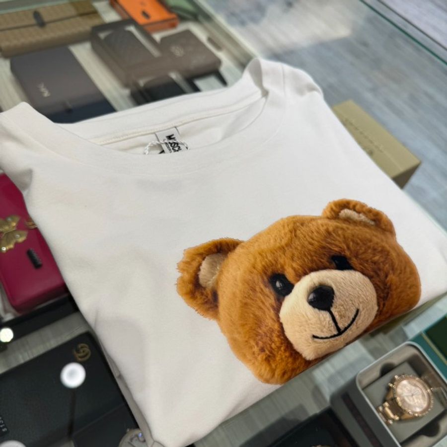 *SHIHNA名牌精品*Moschino Underwear Teddy Bear T可愛小熊短袖T 白 M-0