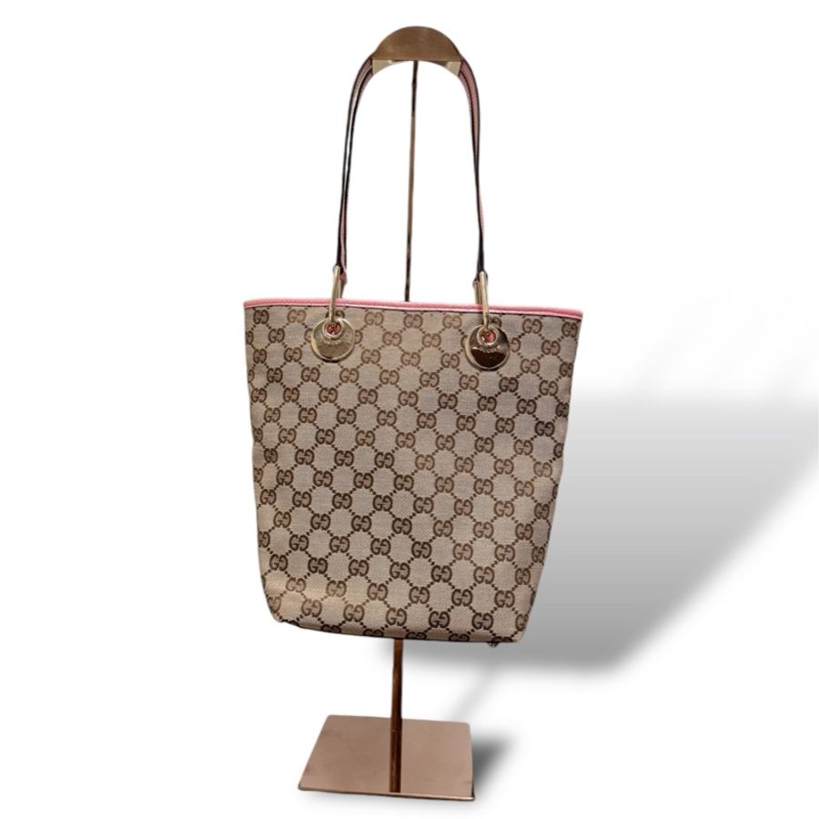 🍒GUCCI 帆布小托特包 2F241019-5-1