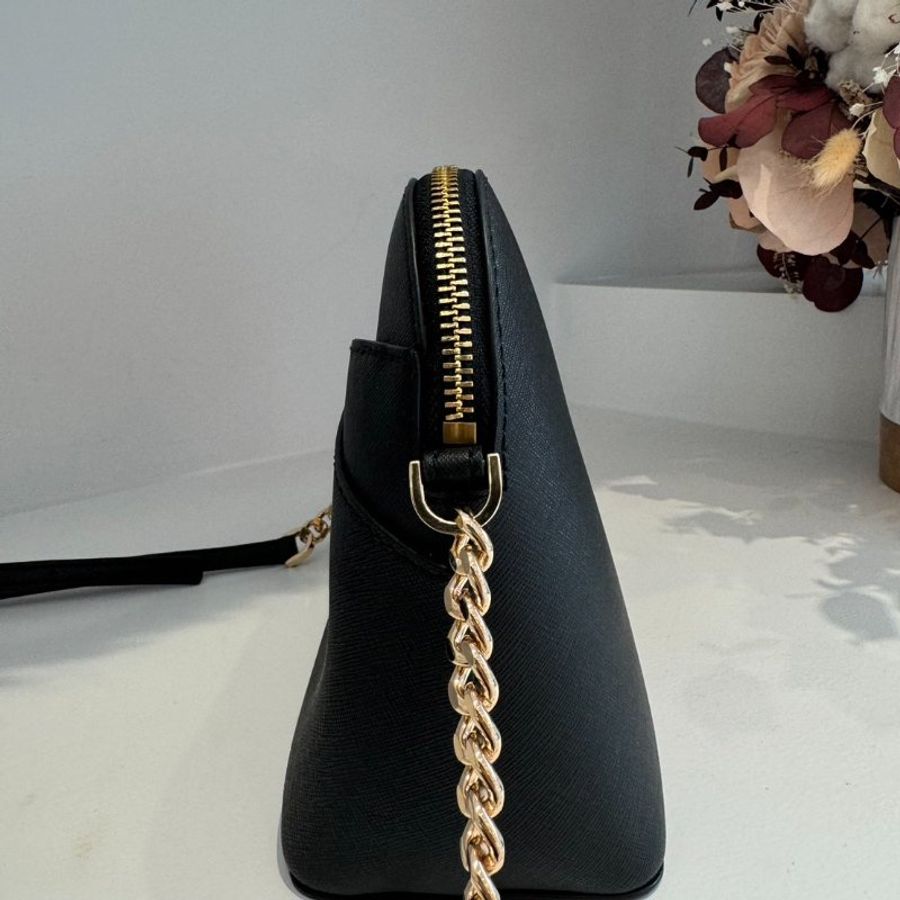 *SHIHNA名牌精品*MICHAEL KORS JET SET TRAVEL新款拼接前口袋小型斜背包-4