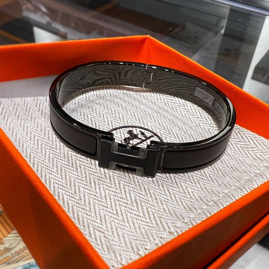 ► 全新 Hermes 愛馬仕手環 Clic HH So Black-4