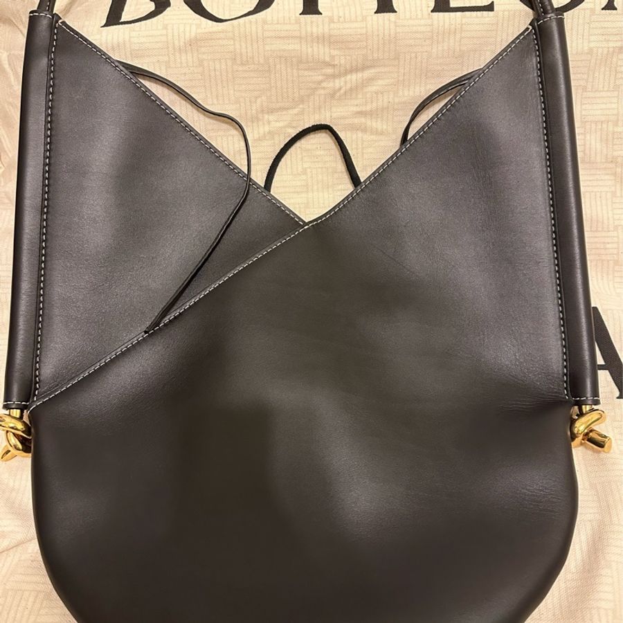 Bottega Veneta Medium Solstice 黑色肩背包-4