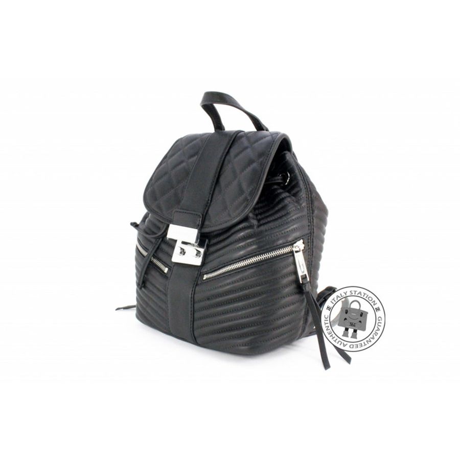 Michael Kors 30H5SEXB1L Small Backpack Leather Black / 001 Calfskin Backpacks Shw-2