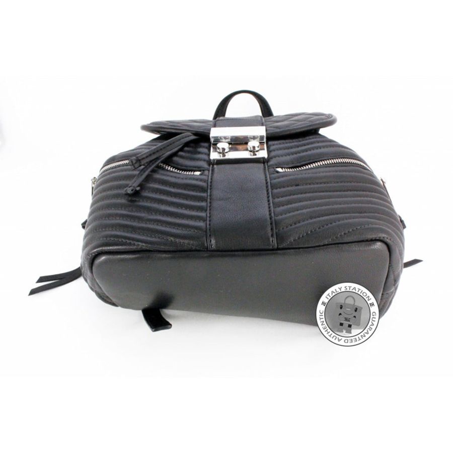 Michael Kors 30H5SEXB1L Small Backpack Leather Black / 001 Calfskin Backpacks Shw-6