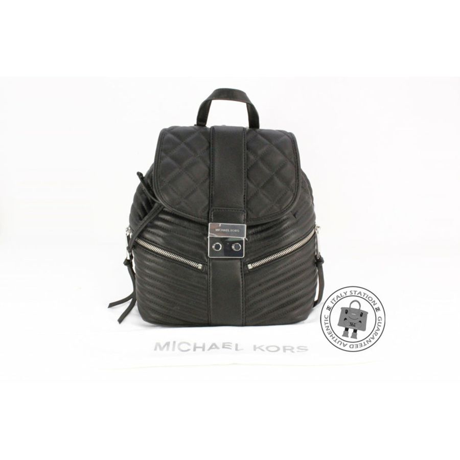 Michael Kors 30H5SEXB1L Small Backpack Leather Black / 001 Calfskin Backpacks Shw-7