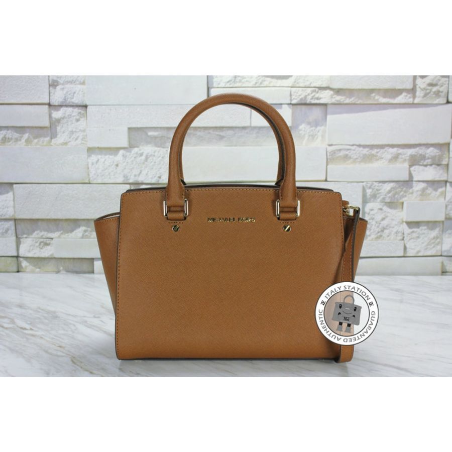 Michael Kors 30S3GLMS2L Selma  Luggage / 230 Calfskin Tote Bag Ghw-0