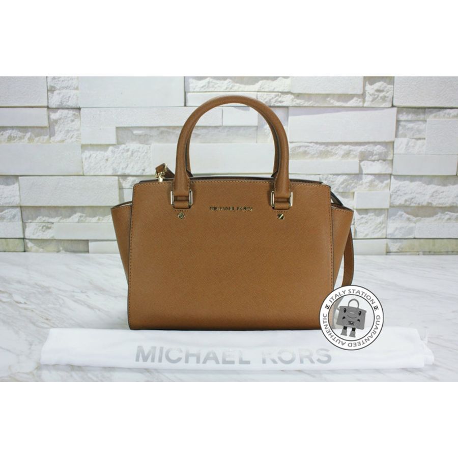 Michael Kors 30S3GLMS2L Selma  Luggage / 230 Calfskin Tote Bag Ghw-3