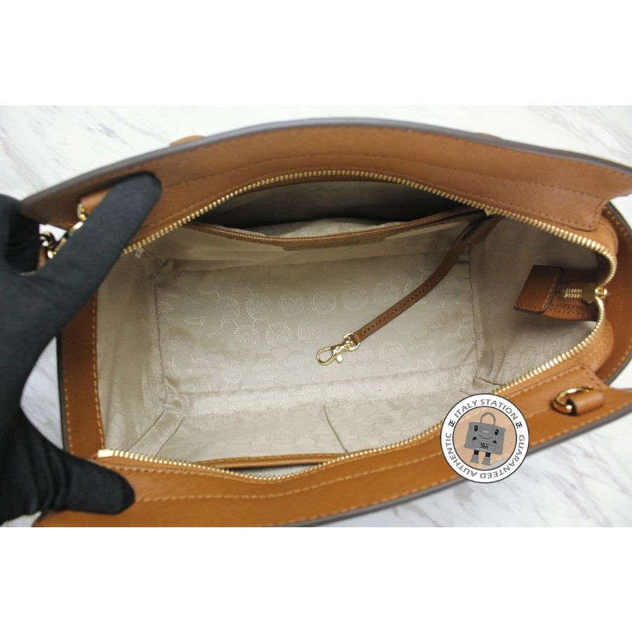 Michael Kors 30S3GLMS2L Selma  Luggage / 230 Calfskin Tote Bag Ghw-4