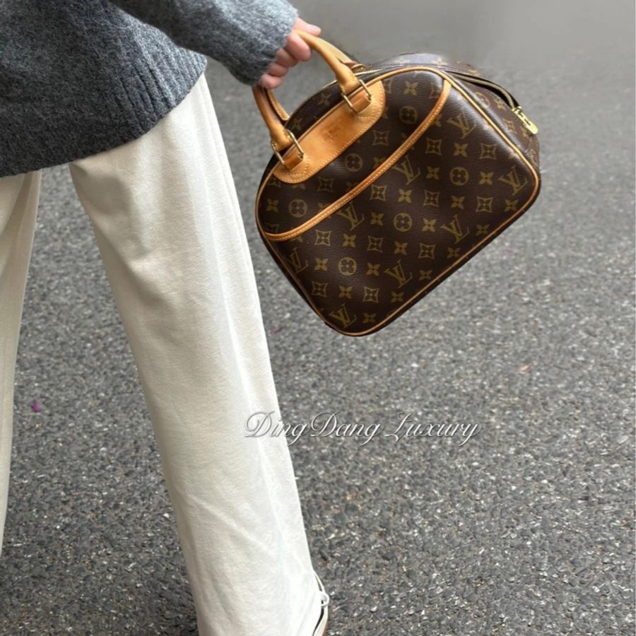 LV 路易威登 老花 小珍妮佛 小珍包 珍妮包 手提包 肩背包 斜背包-17