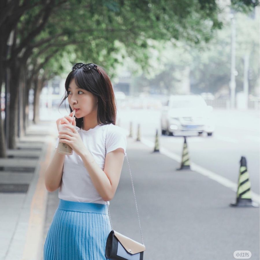 celine Pocket WOC 藍灰 拼色 斜背包 肩背包 手拿包 長夾 皮夾 鏈條包 帶鏈包-18