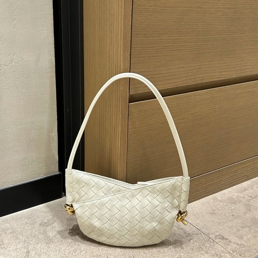 Bottega Veneta 796378 Mini Solstice 羔羊皮編織肩背包 海鹽白《當季專櫃正售★全新商品 》-1