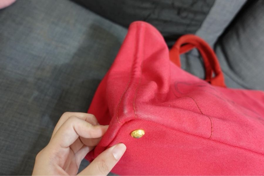 近新PRADA帆布包(紅)-24
