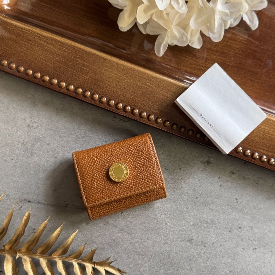 超稀有 Bvlgari 便條紙 皮革套 文具 意大利製-0