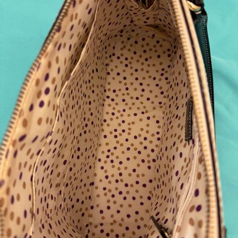 Kate Spade黑白撞色兩用手提包-6