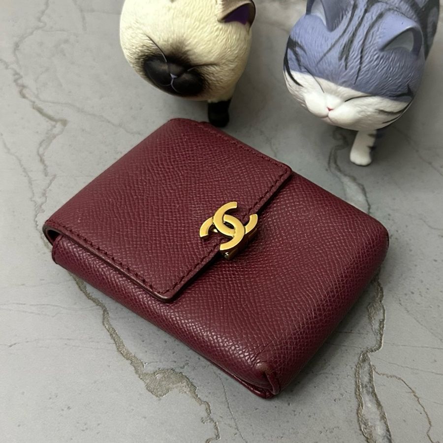 Chanel 復古魚子醬煙盒/小盒子/小癈袋-1
