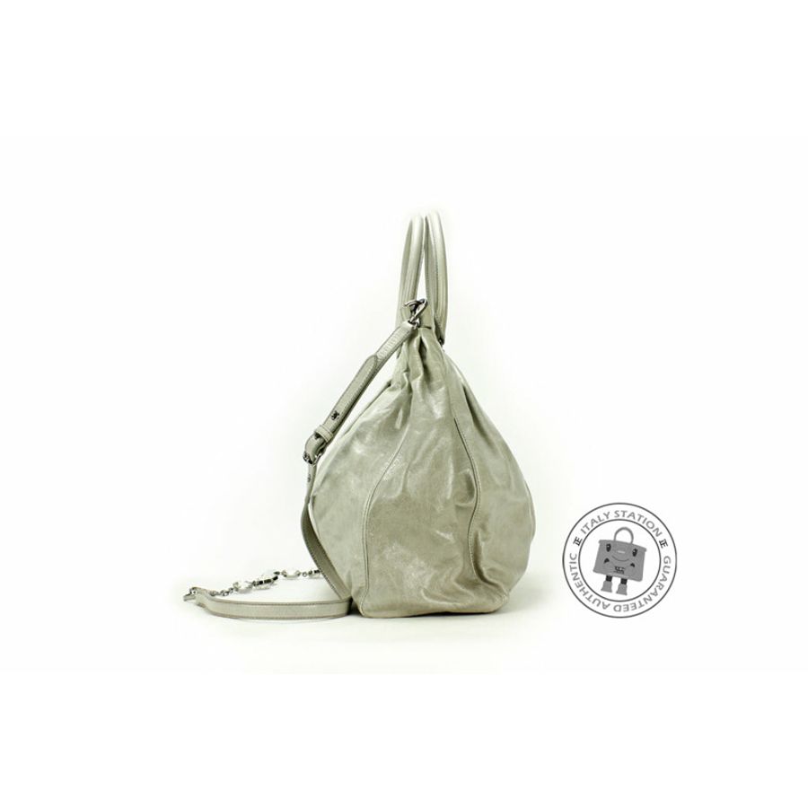 Miu Miu RN0819 US0 Vitello Shine Shopping Nube / F0424 Calfskin Tote Bag Shw-8