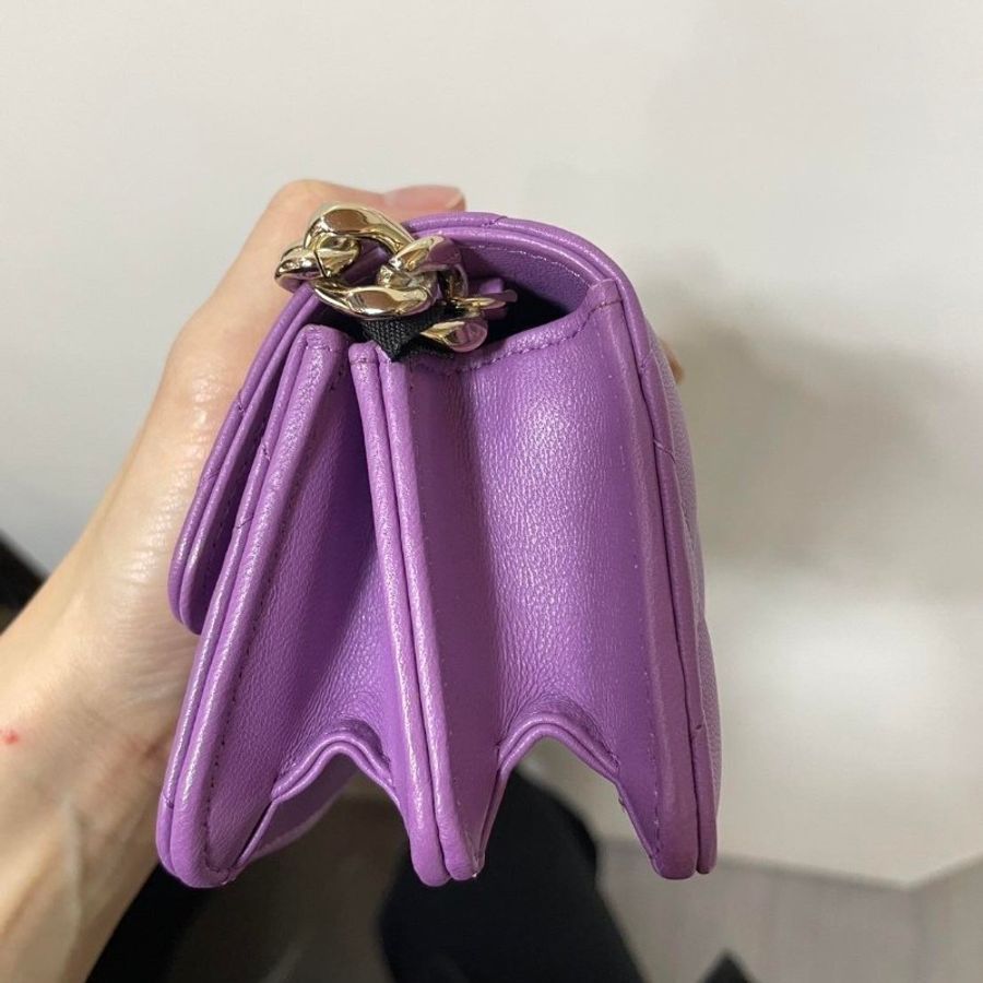 香奈兒紫色小廢包-2