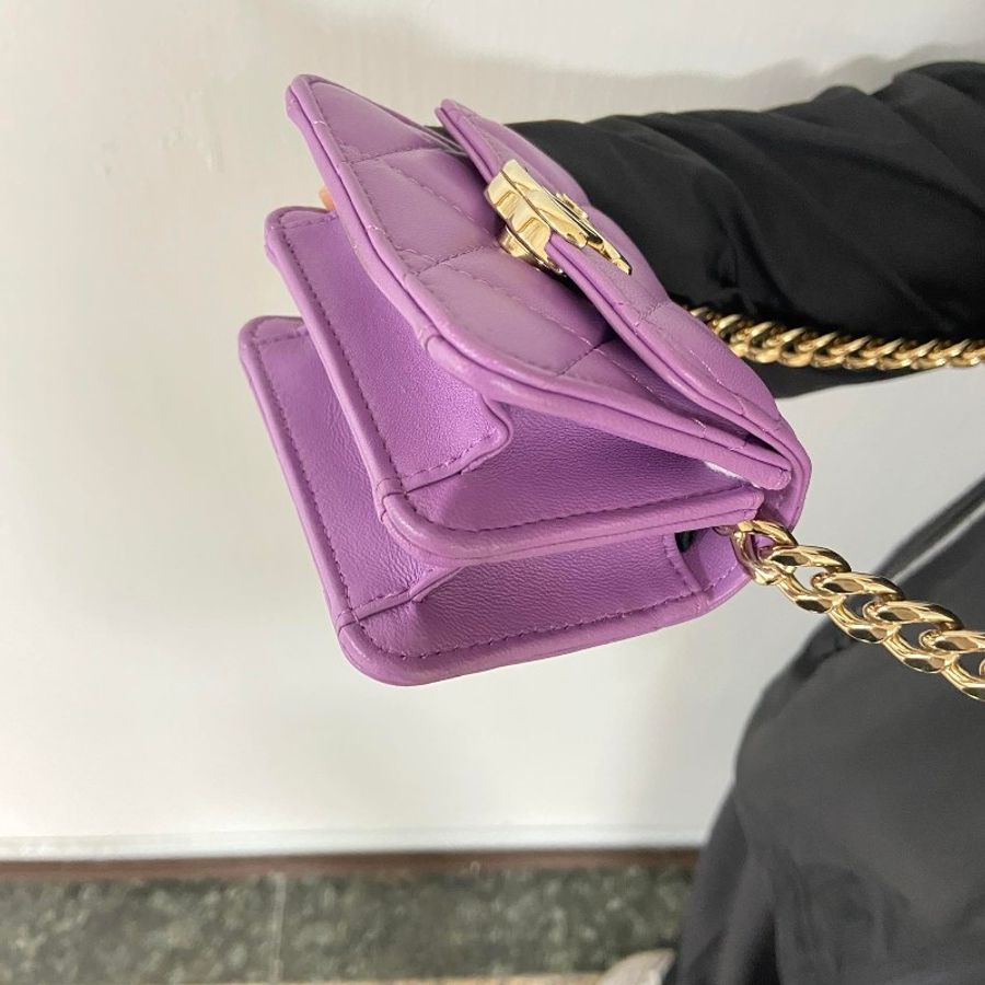 香奈兒紫色小廢包-11