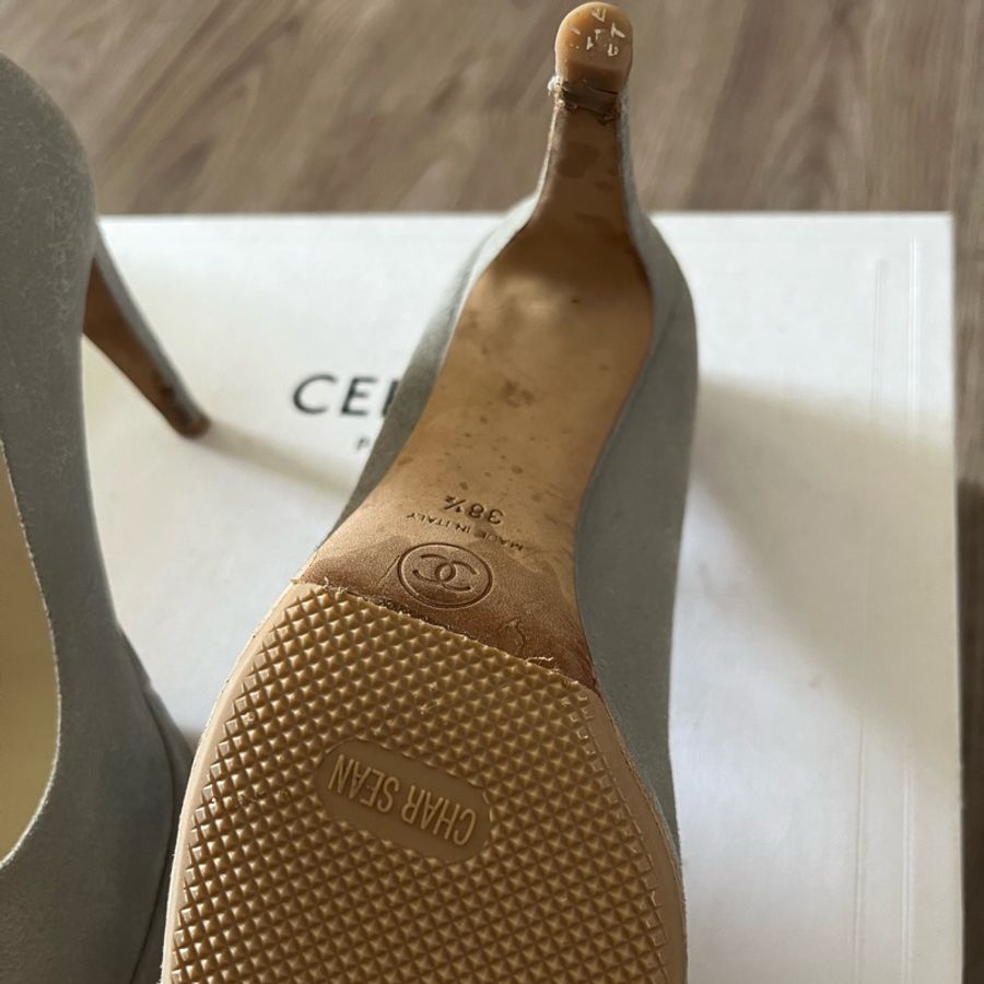 Chanel雙色高跟鞋 38.5碼-2