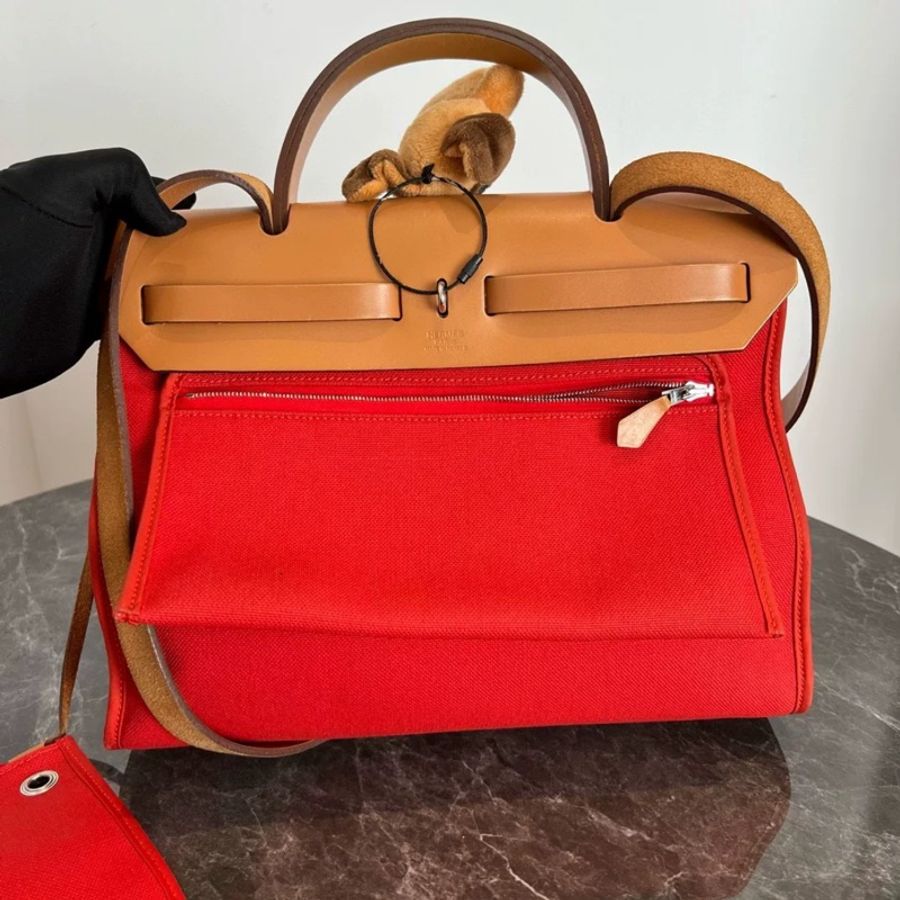 Hermes Herbag 31斜背包💼98新全配🔥鑰匙鎖都在🔥-6