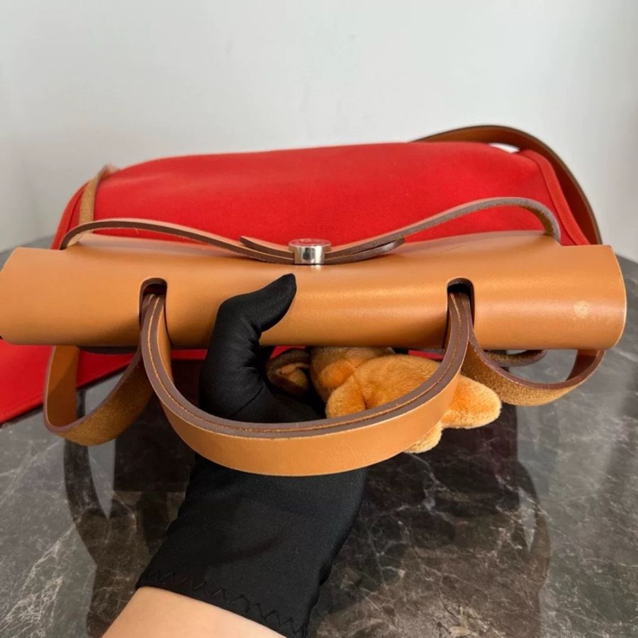 Hermes Herbag 31斜背包💼98新全配🔥鑰匙鎖都在🔥-8