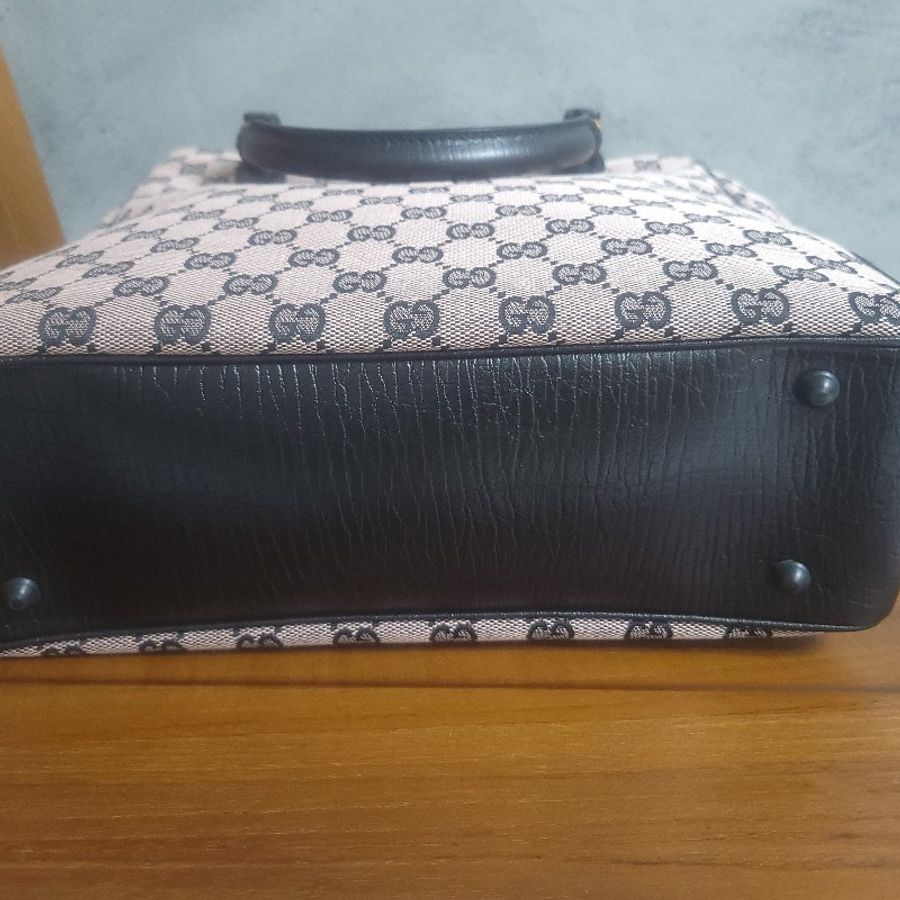 〔降價出清〕Gucci 竹把 緹花手提包 極新-5