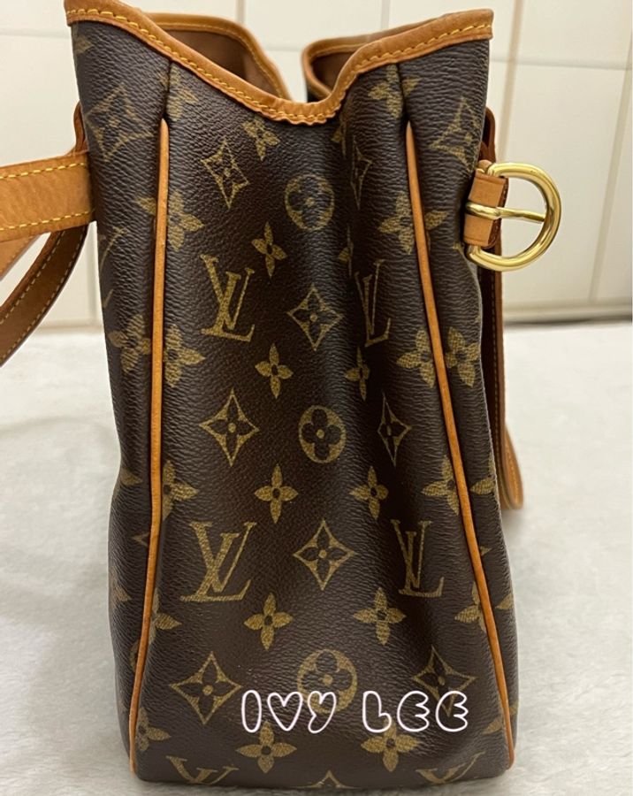LOUIS VUITTON 棕色 原花帆布Batignolles Horizontal M51154肩背包 二手精品-4