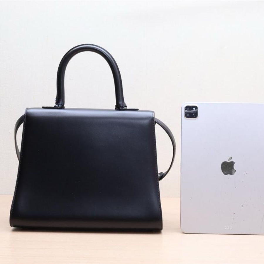 DELVAUX(德爾沃) Brillant MM 中號 29 黑色 銀扣-2