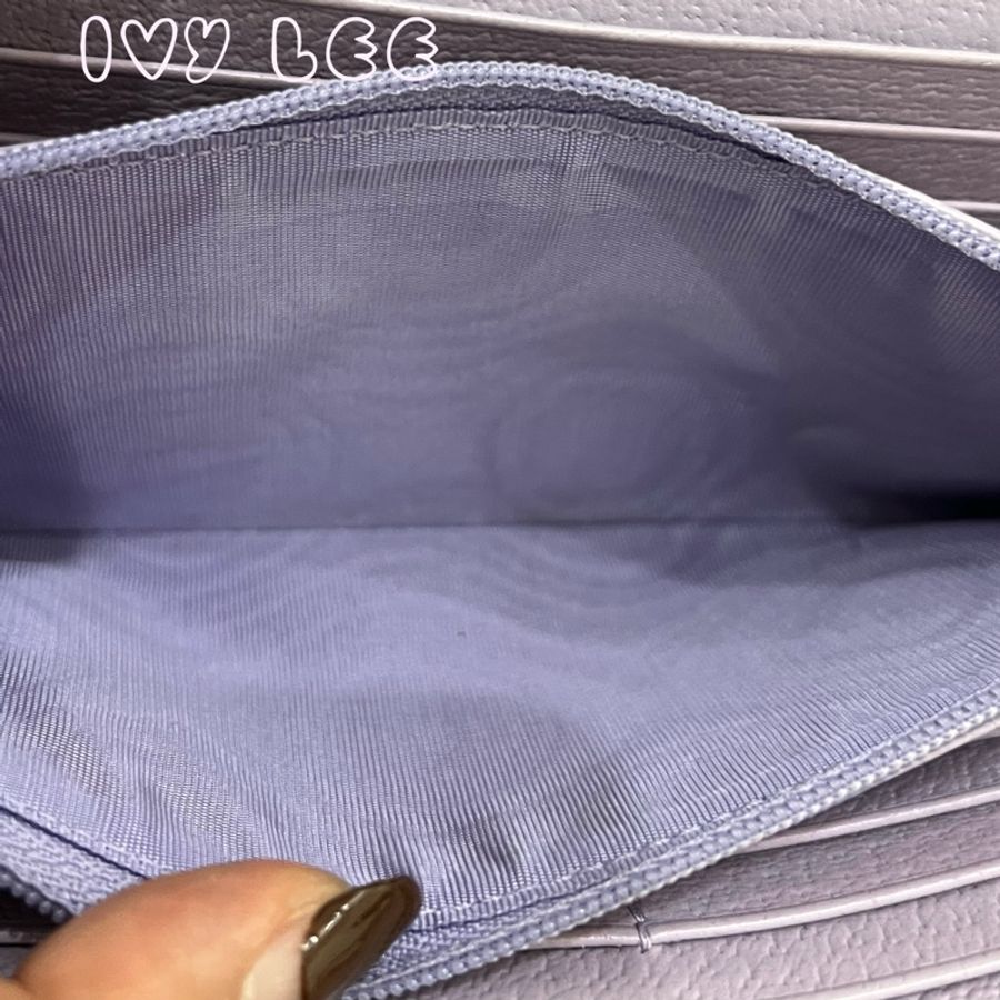 GUCCI OPHIDIA JUMBO GG長型包 鏈帶包 726497 薰衣草紫 WOC 二手精品-16