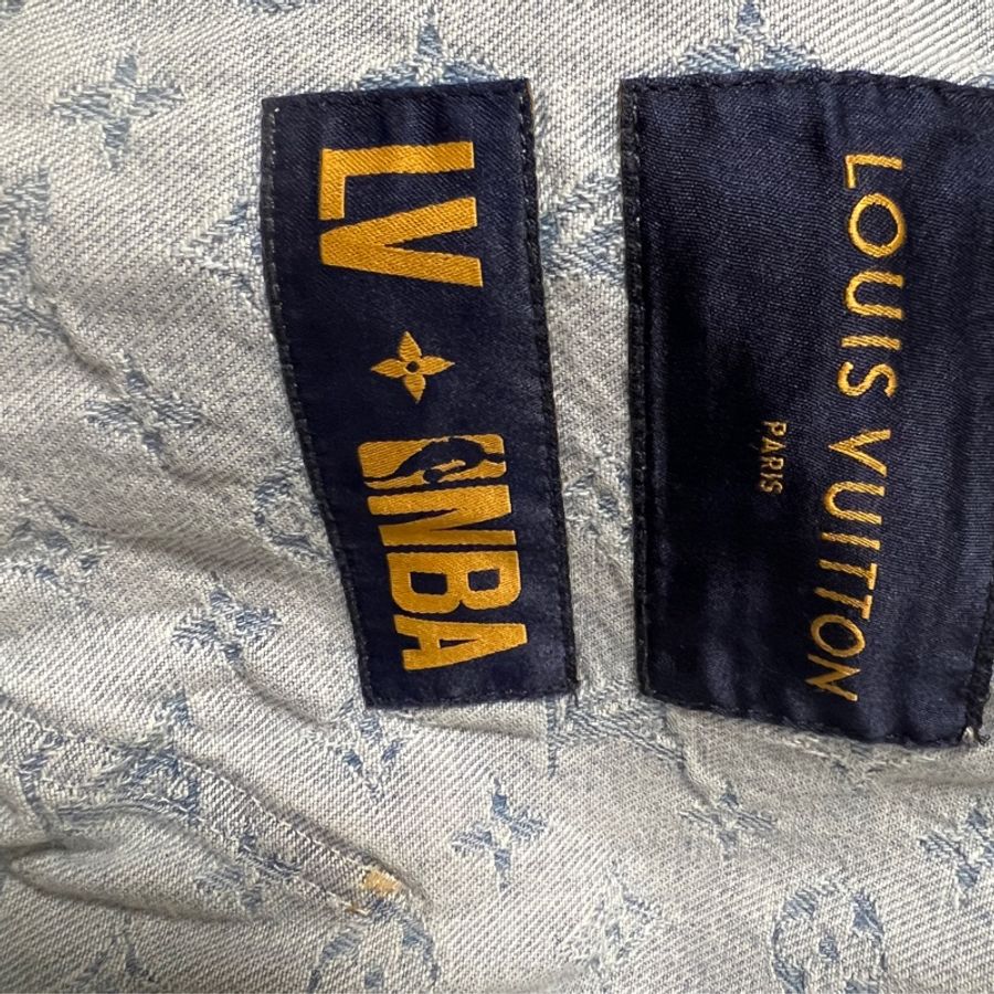 LV x NBA聯名 丹寧牛仔連帽外套48-11