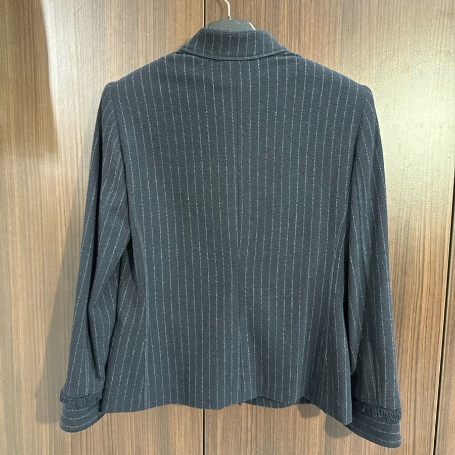 ARMANI COLLEZIONI 黑色羊毛西裝外套 size 42-1