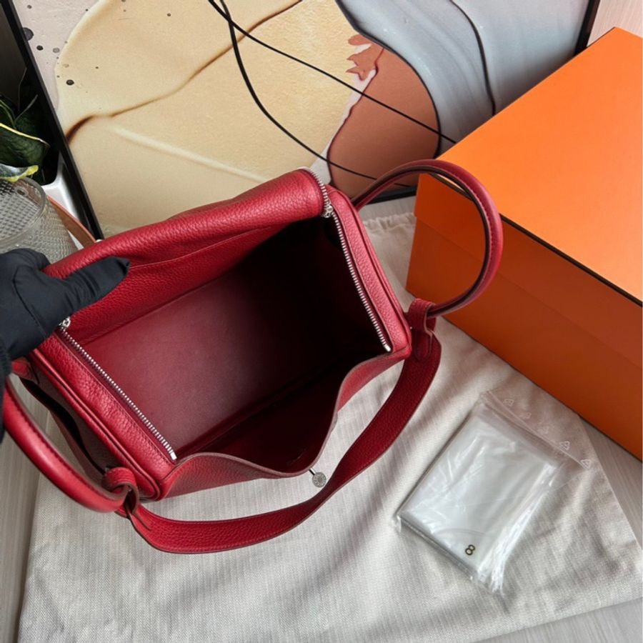 Hermes Lindy 30 紅色框R-7