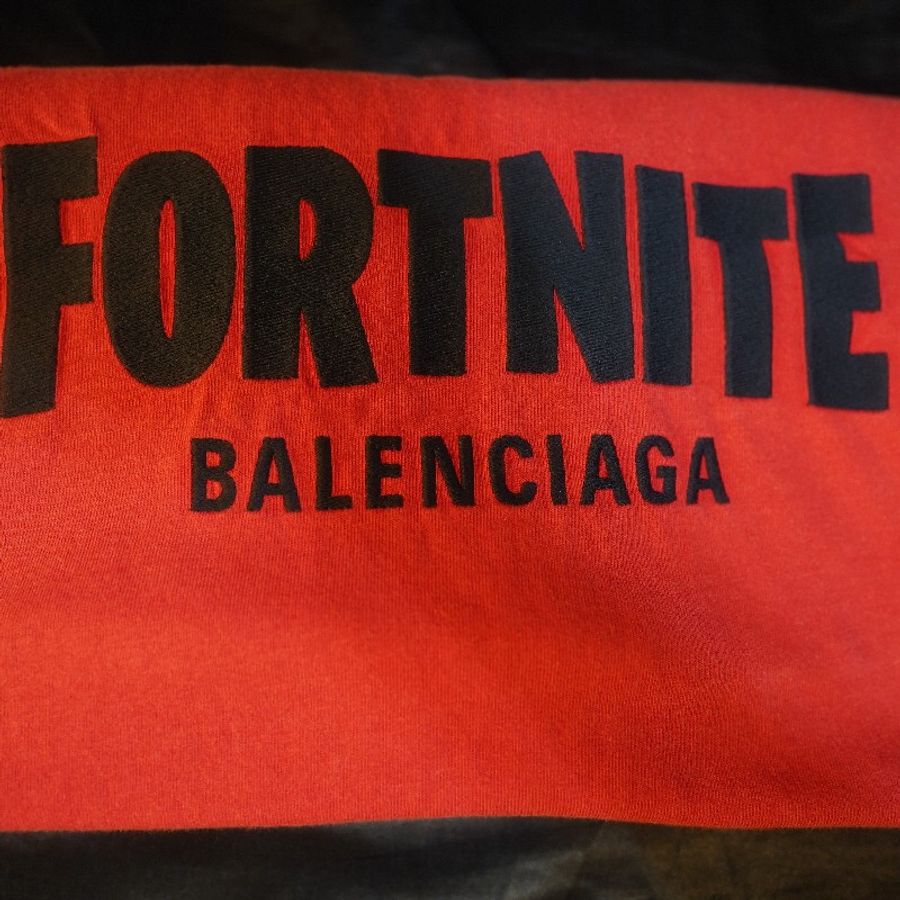 Fortnite 巴黎世家聯名LOGO 短袖-0