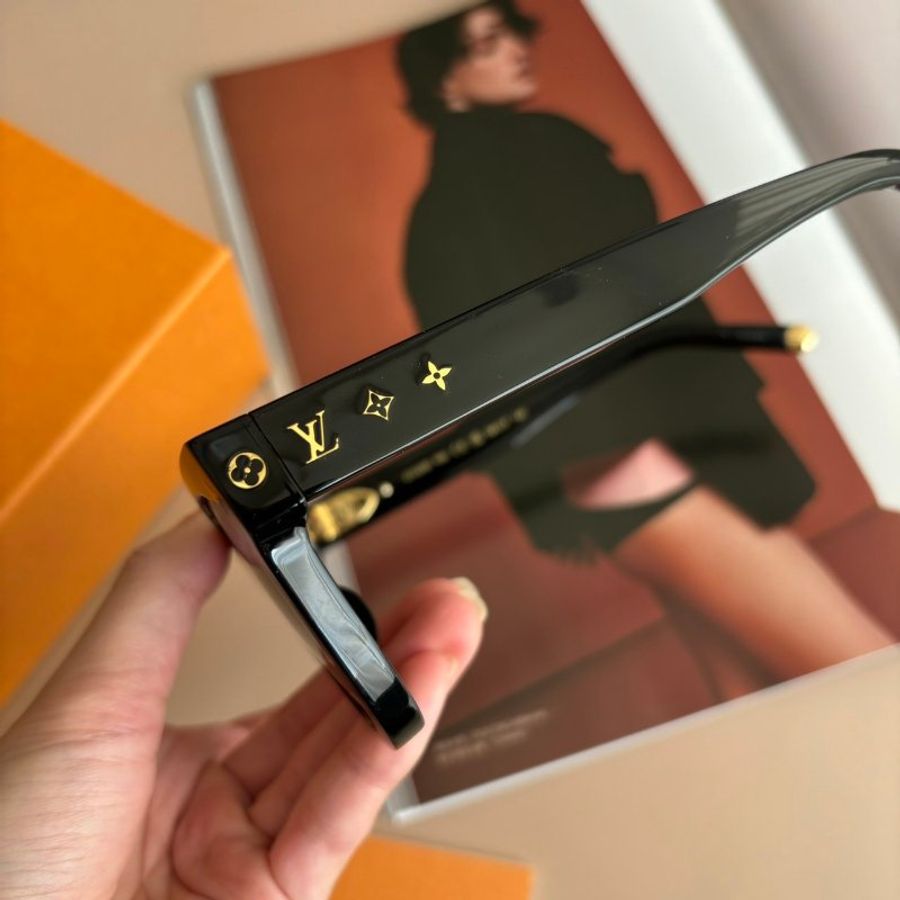 ::LOUIS VUITTON:: LV Z1523E My Monogram Square黑色金LOGO墨鏡太陽眼鏡-2