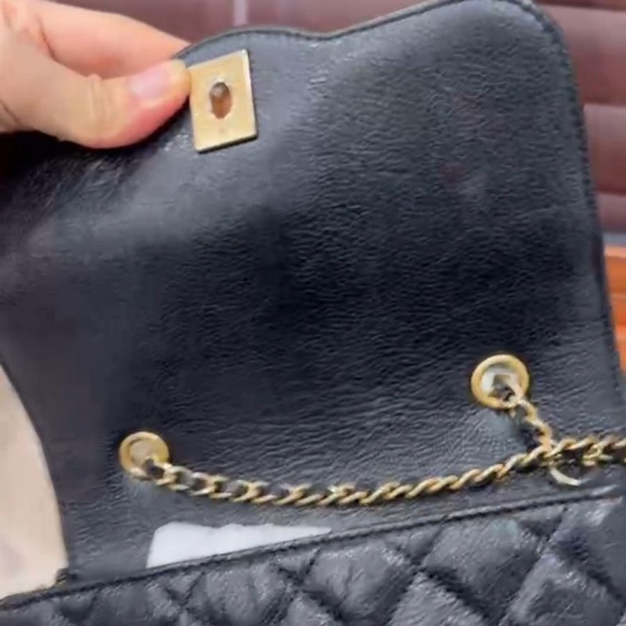 Chanel 戴妃荔枝牛皮方胖-8