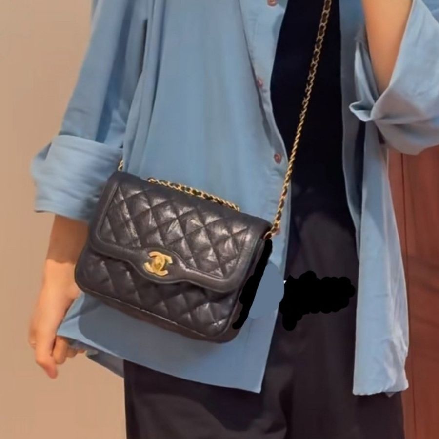 Chanel 戴妃荔枝牛皮方胖-14