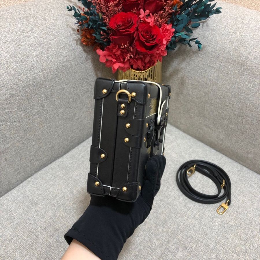 Louis Vuitton 路易威登 大盒子磨砂扣限量款 長20cm 2018年購入-5