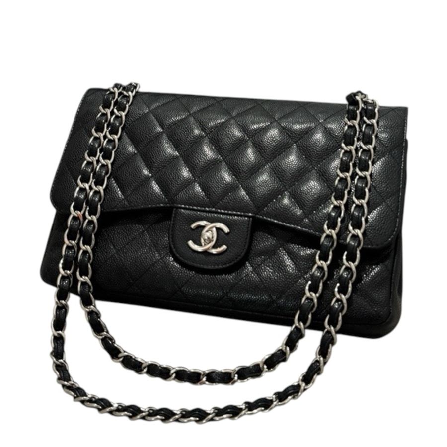 Chanel Caviar Jumbo 銀扣-2