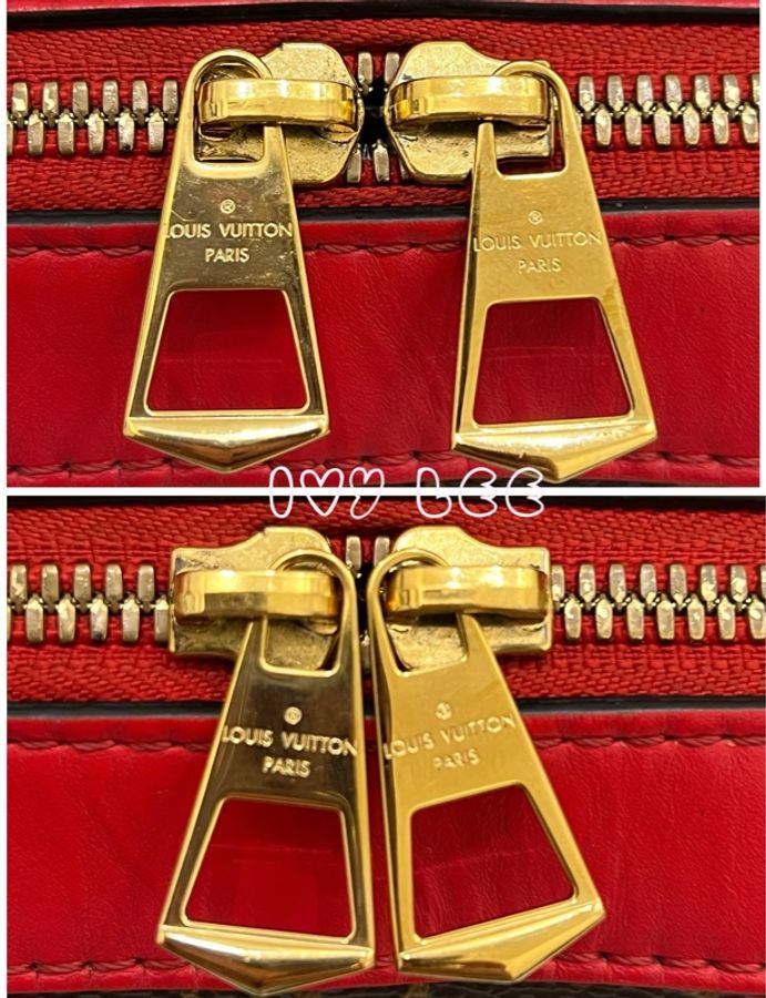 LV M43556經典Saintonge系列帆布印花流蘇鑲飾牛皮飾邊 手提包 斜背包 肩背包 相機包 罌粟紅色 二手精品-18