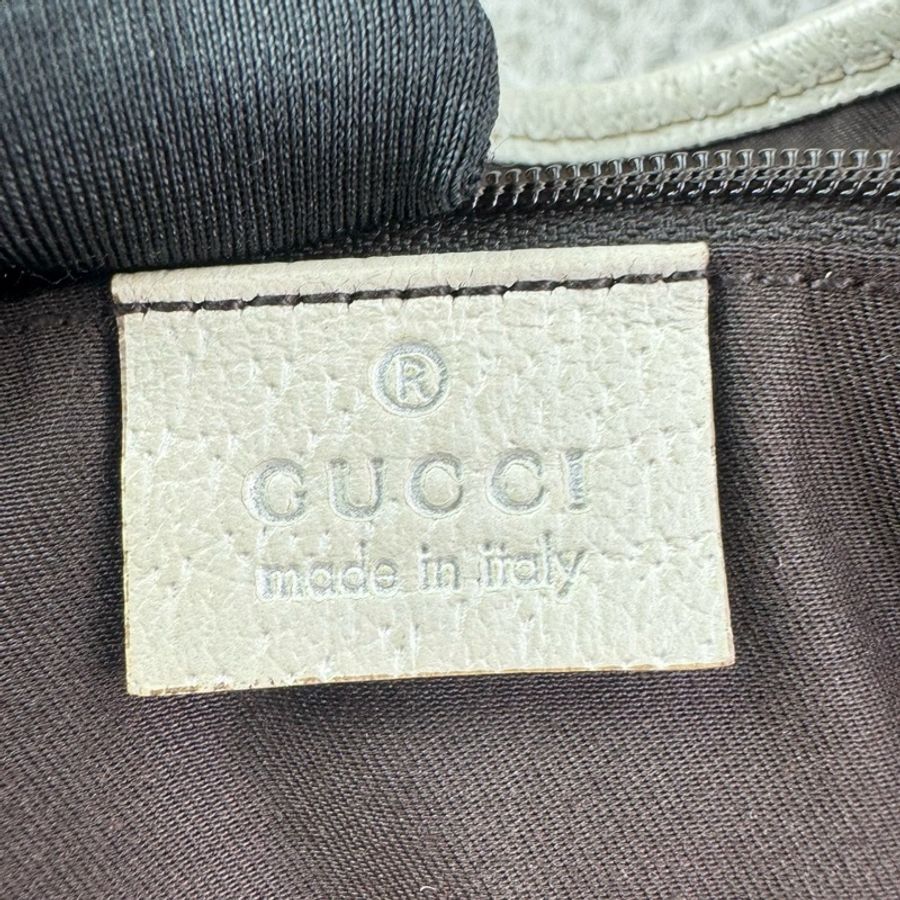 Gucci vintage 蝴蝶結裝飾老花托特包-5