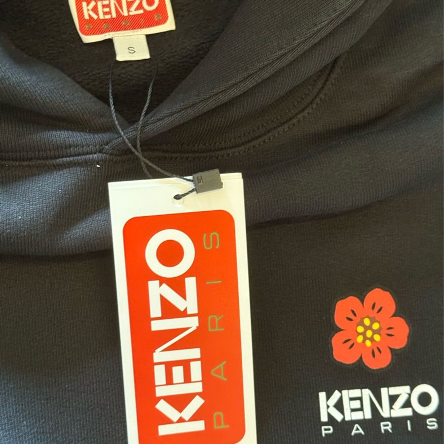 全新甜出,kenzo海棠花 hoodie帽t-3