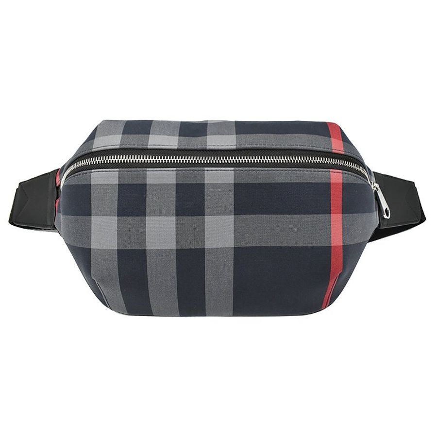 【門市全新現貨】BURBERRY格紋棉布胸包腰包單肩包-4