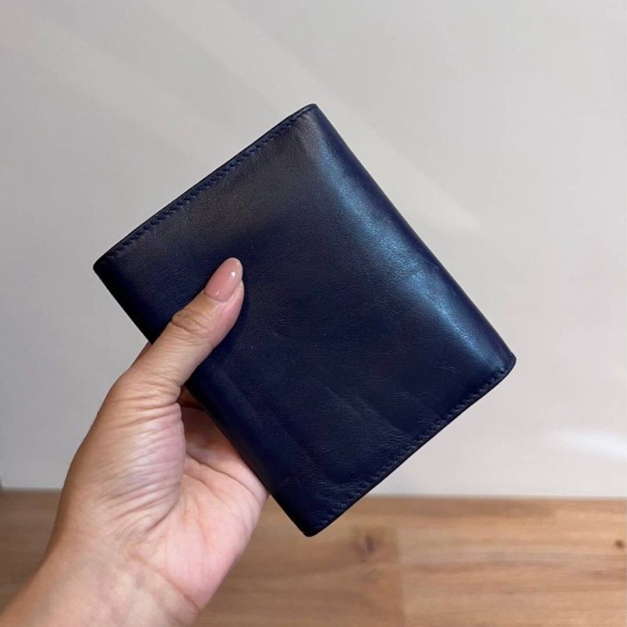 Proenza Schouler PS1 深藍 皮夾 短夾 卡夾 皮包 錢包-6