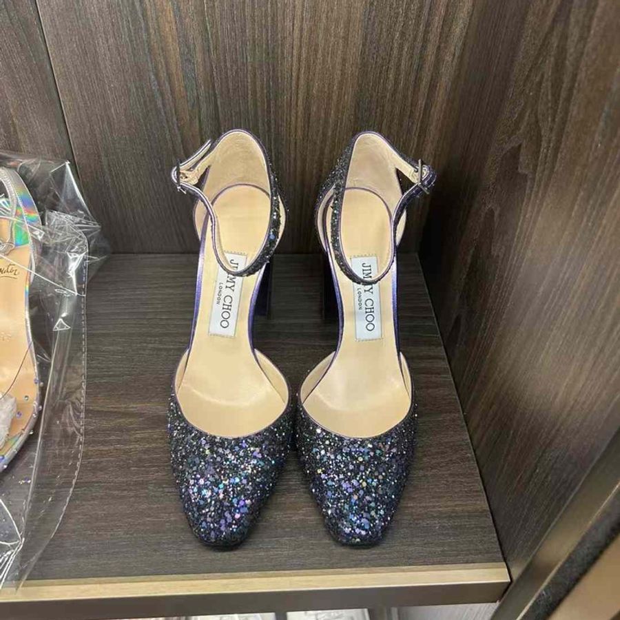 Jimmychoo 高跟鞋 36號 全新僅試穿痕跡-0