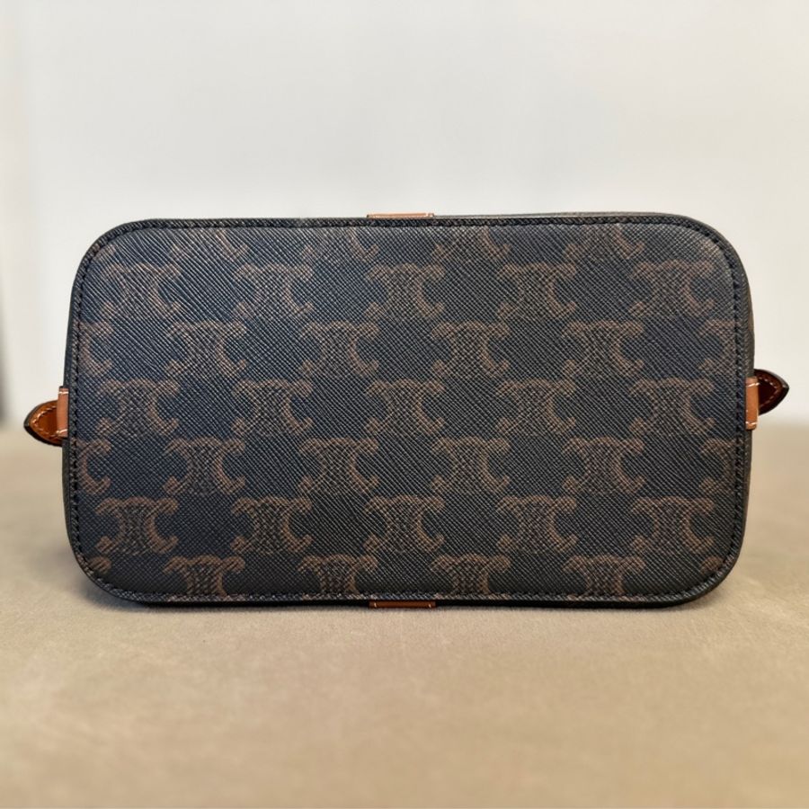 Celine Teen Cabas de France Triomphe Tan-8