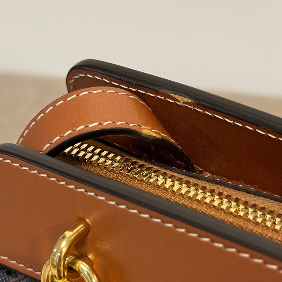 Celine Teen Cabas de France Triomphe Tan-15