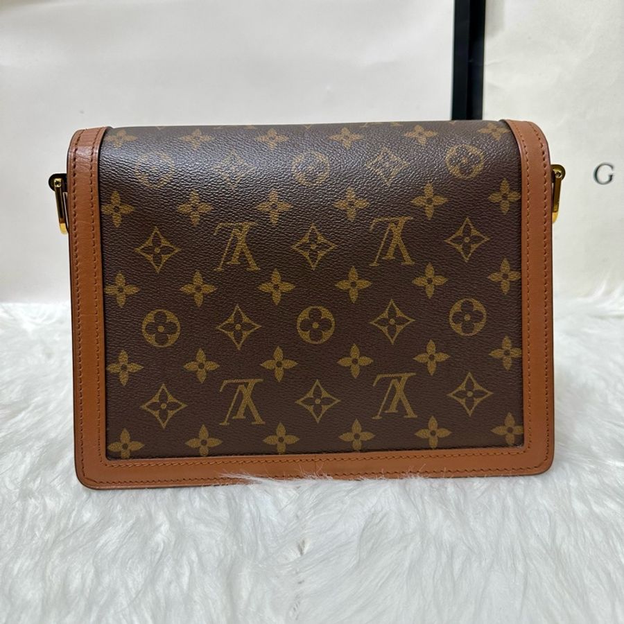 LV 達芙妮 Dauphine MM肩背包 晶片款 中款 購證-20