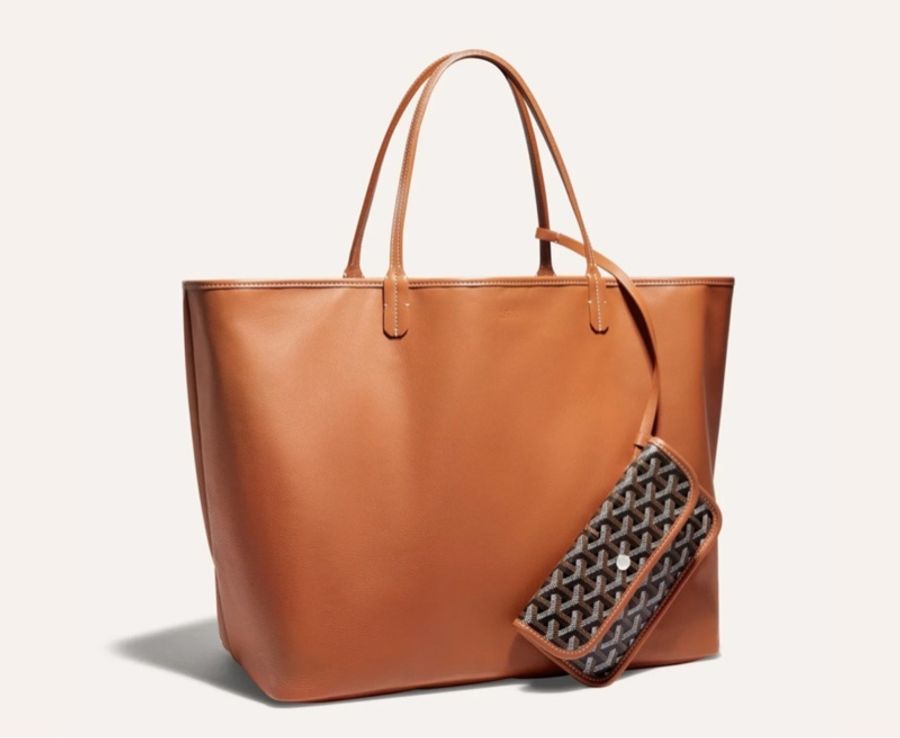 Goyard Anjou GM 雙面 帆布/牛皮 手提肩背兩用 特大號托特包-5