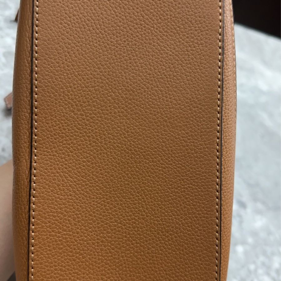 Loewe Puzzle 小號 焦糖棕色 金釦-3